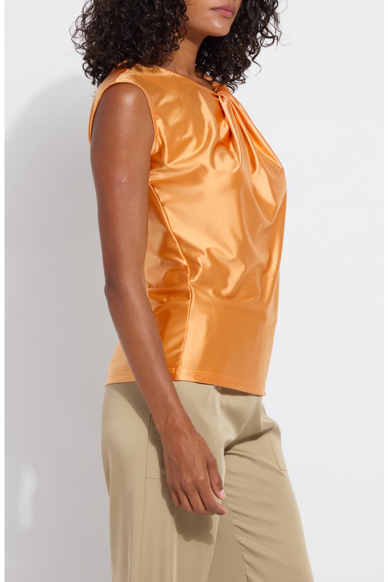 Selene Shoulder Twist Top, Alternate, color, SOLAR RAY