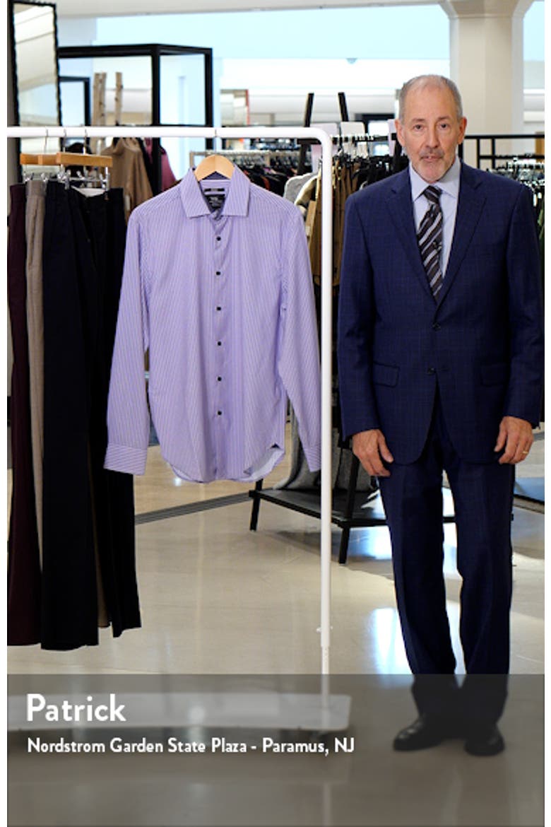 Zigzag Stripe Performance Dress Shirt video