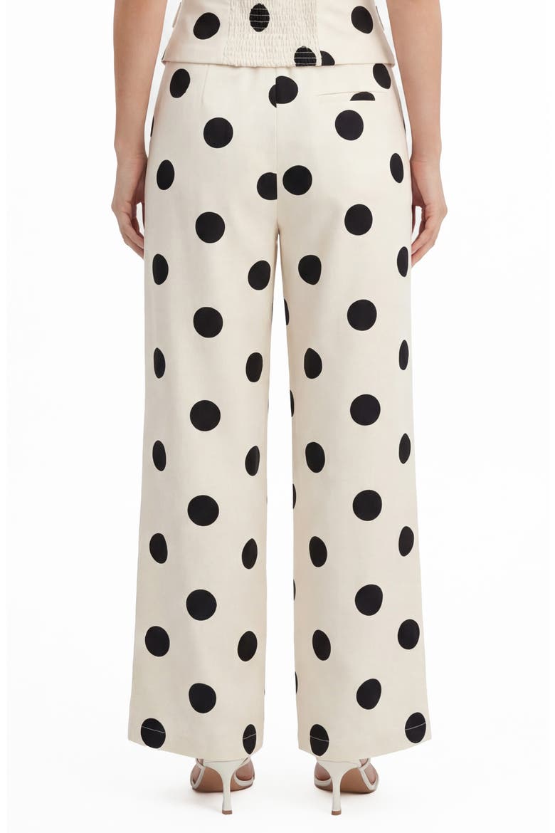 Maude Polka Dot Wide Leg Pants, Alternate, color, HARPER DOT