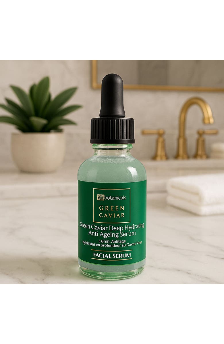DR BOTANICALS Green Caviar Hydration & Anti-Ageing Serum for Plump, Radiant Skin 30ml, Alternate, color, White