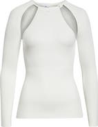 Courrèges Cutout Ribbed Sweater