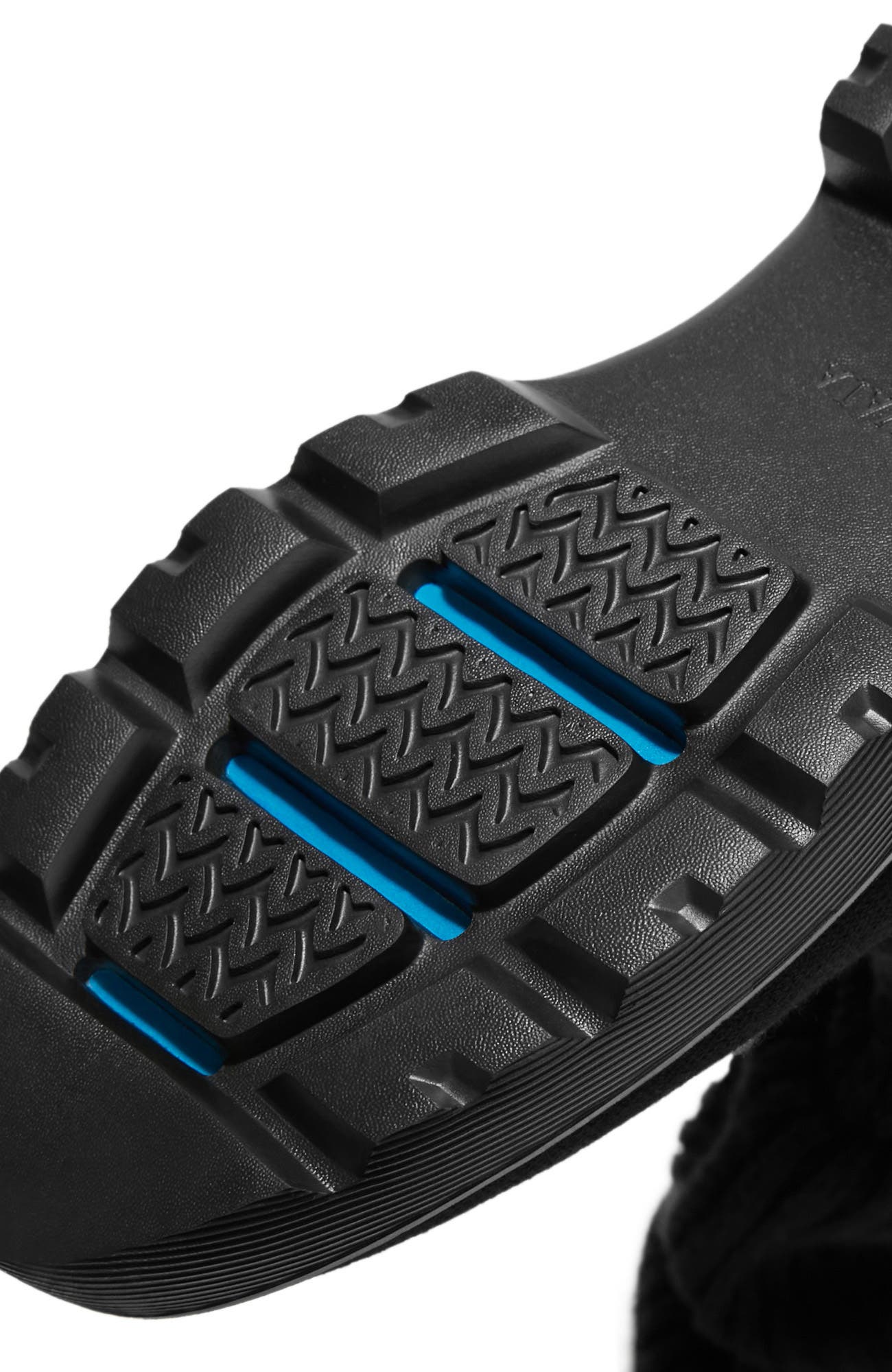 VIVAIA Round-Toe Knee-High Platform Chunky Wool Wedge Boots, Alternate, color, Black