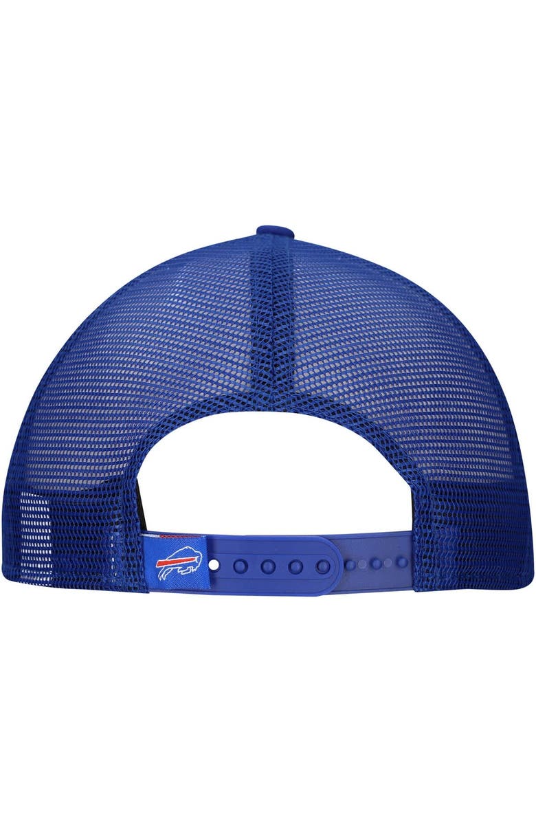 New Era Men's New Era White/Royal Buffalo Bills Distressed 9FIFTY A-Frame Snapback Hat, Alternate, color, White