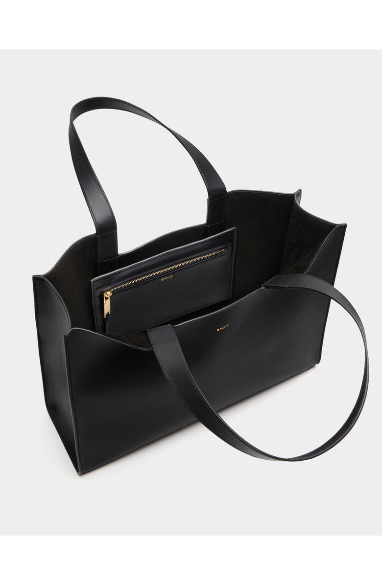 Bally Easy Bally Tote Bag in Leather and Plain Finish, Alternate, color,