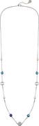 Vince Camuto Multi-Color Pearl Bead Long Necklace