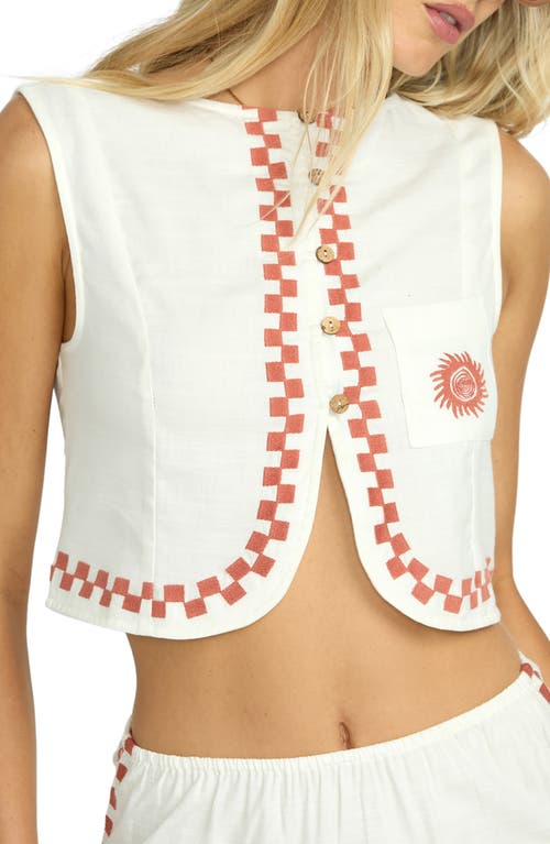 Billabong Secret Cove Embroidered Vest