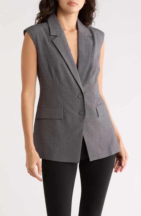 Leith Sleeveless Blazer Vest
