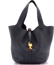 Pre-Owned Hermes Picotin Lock Bag Clemence MM