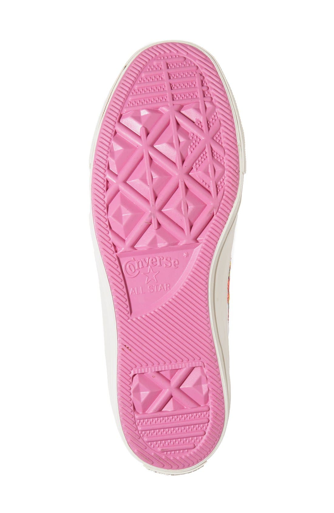 Converse Chuck Taylor<sup>®</sup> All Star<sup>®</sup> 'Patbo' Floral High Top Sneaker, Alternate, color, 