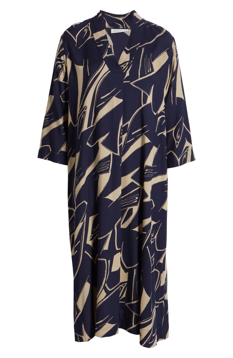 Masai Copenhagen Nasiso Print Midi Dress, Alternate, color, 