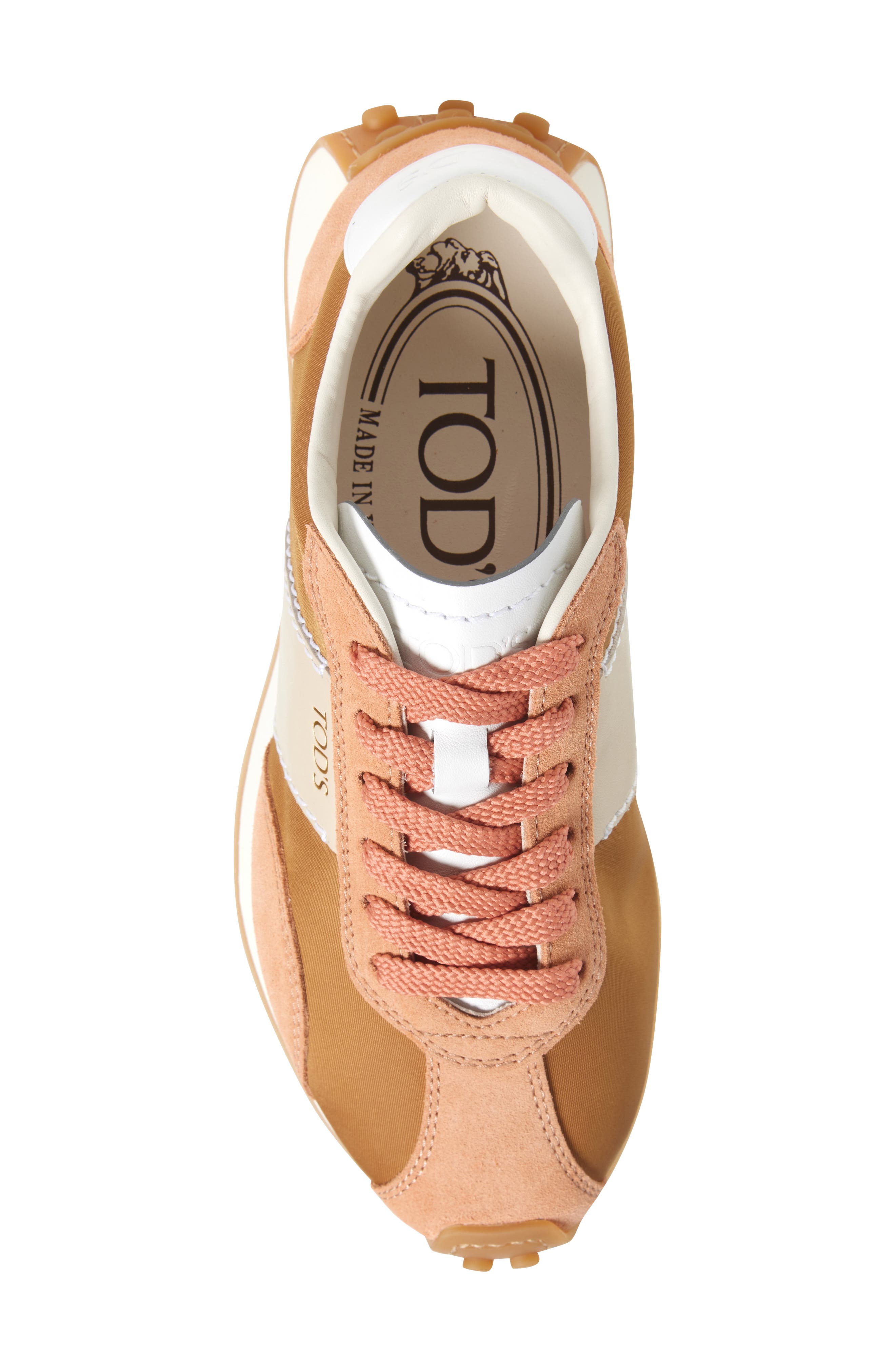 Tod's Sportivo Colorblock Sneaker, Alternate, color, Salmone Ch