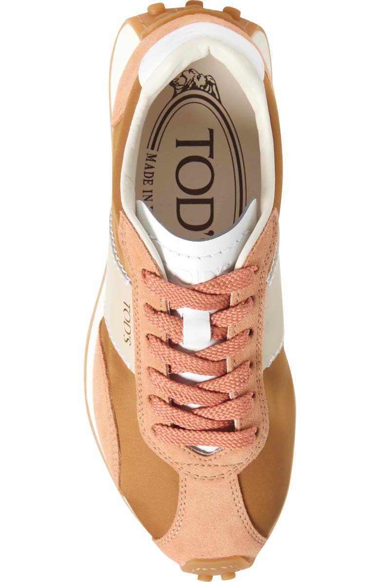 Tod's Sportivo Colorblock Sneaker, Alternate, color, Salmone Ch