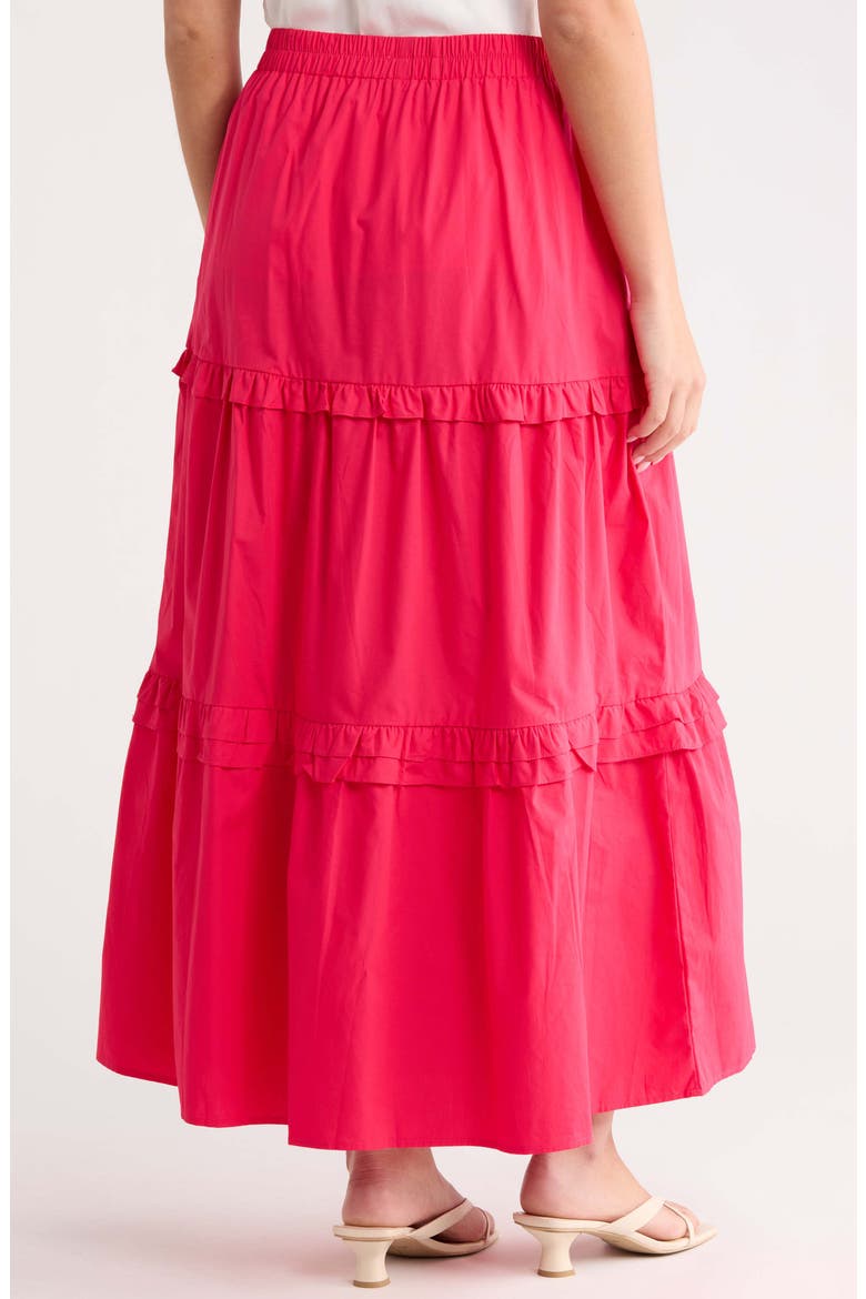 Isabel Ruffle Maxi Skirt, Alternate, color, FUCHSIA
