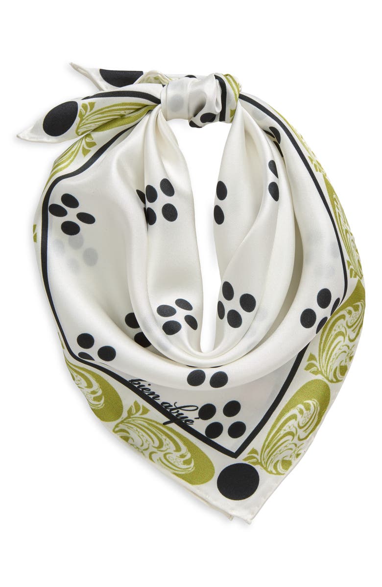 Bien Abyé Ermine Silk Scarf, Alternate, color,