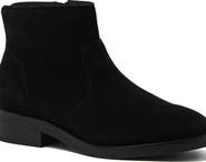 Lands' End Detailed Suede Zip Ankle Booties