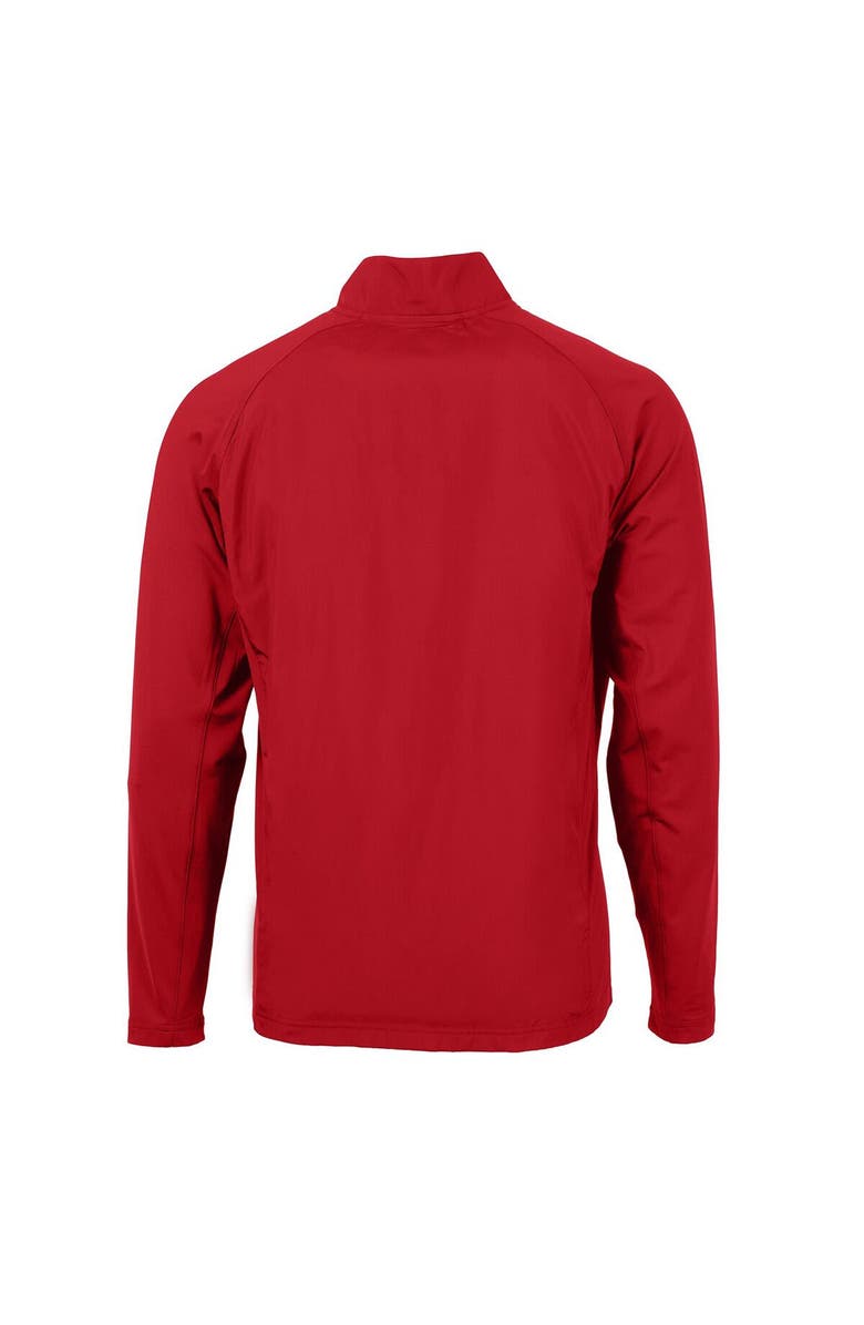 Cutter & Buck Men's Cutter & Buck Red Western Kentucky Hilltoppers Adapt Eco Knit Hybrid Recycled Big & Tall Full-Zip Jacket, Alternate, color,