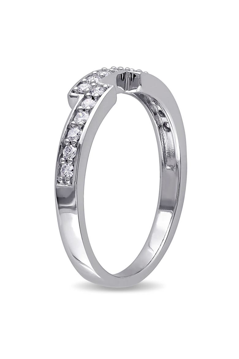 1/4 CTW Diamond Wedding Band 14k, Alternate, color, 14k White Gold