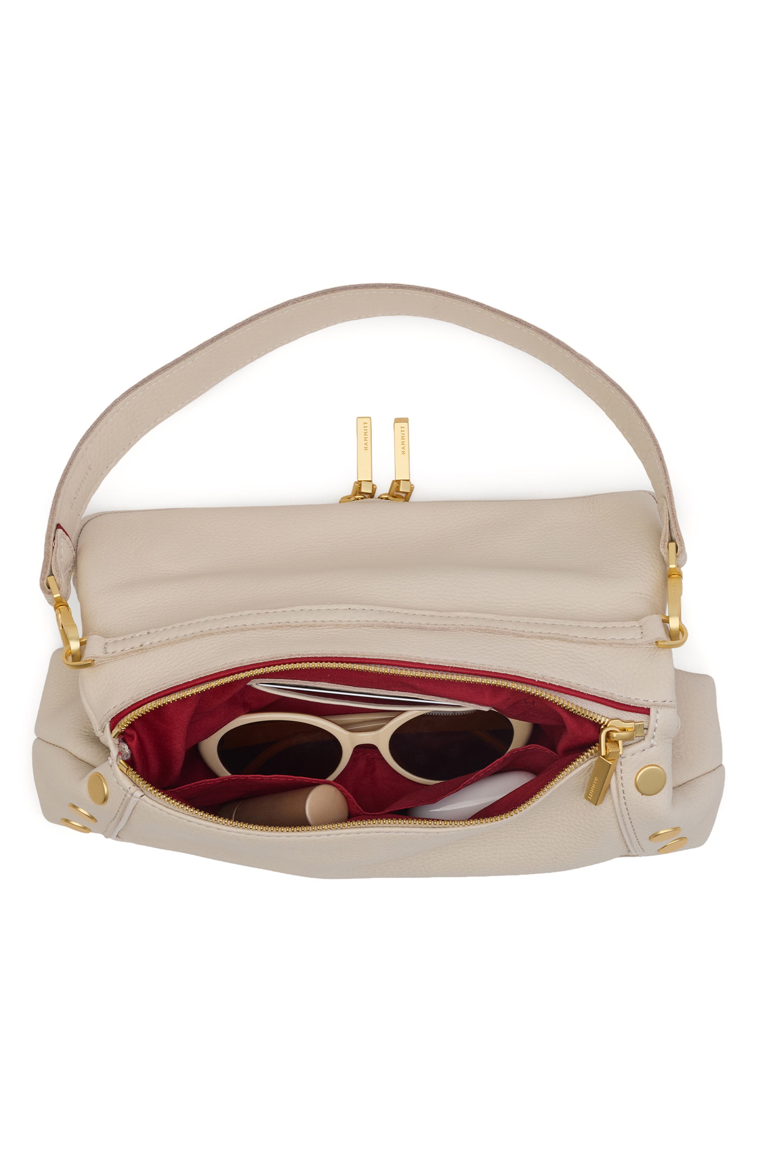 HAMMITT Medium Beverly Leather Shoulder Bag, Alternate, color, 