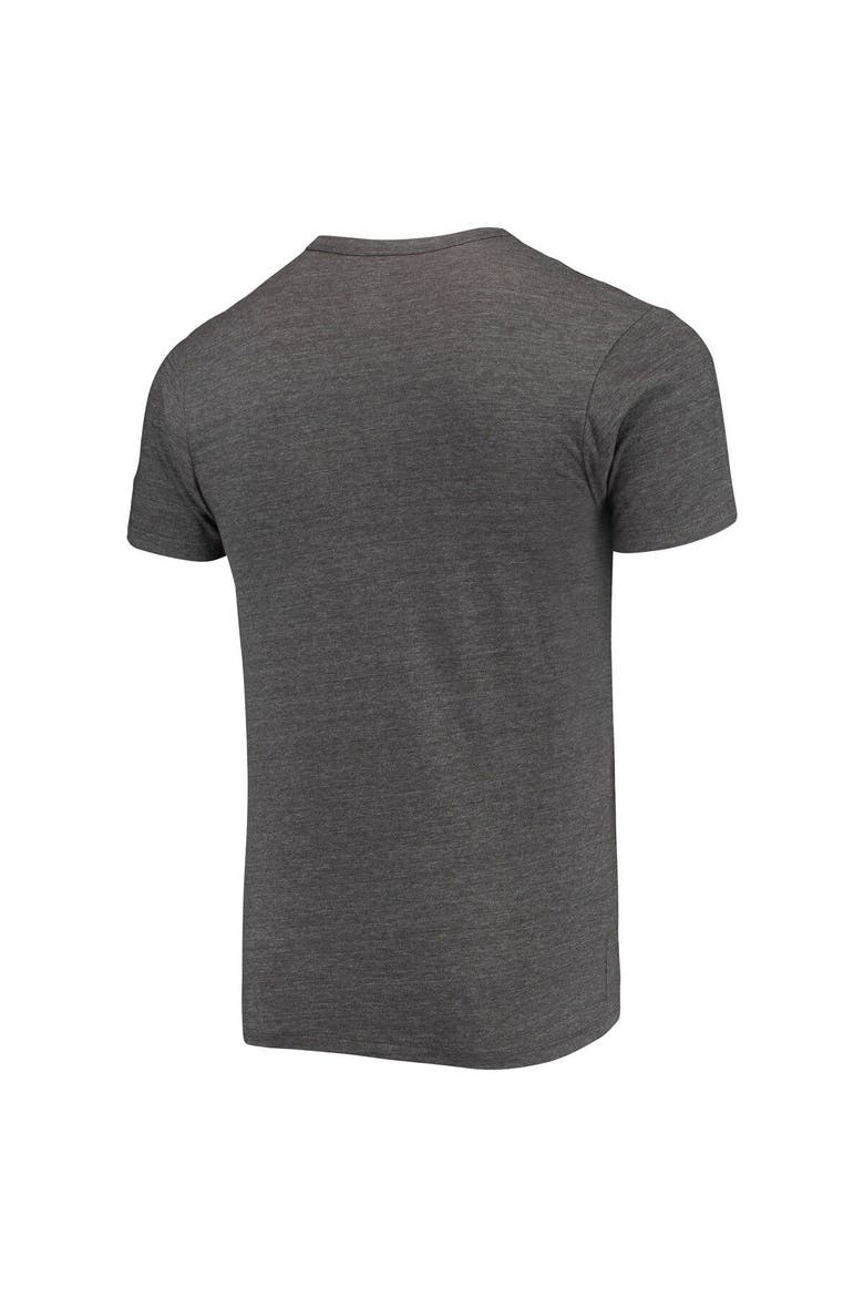 Men's League Collegiate Wear Heathered Charcoal Army Black Knights Volume Up Victory Falls Tri-Blend T-Shirt, Alternate, color, Heather Charcoal