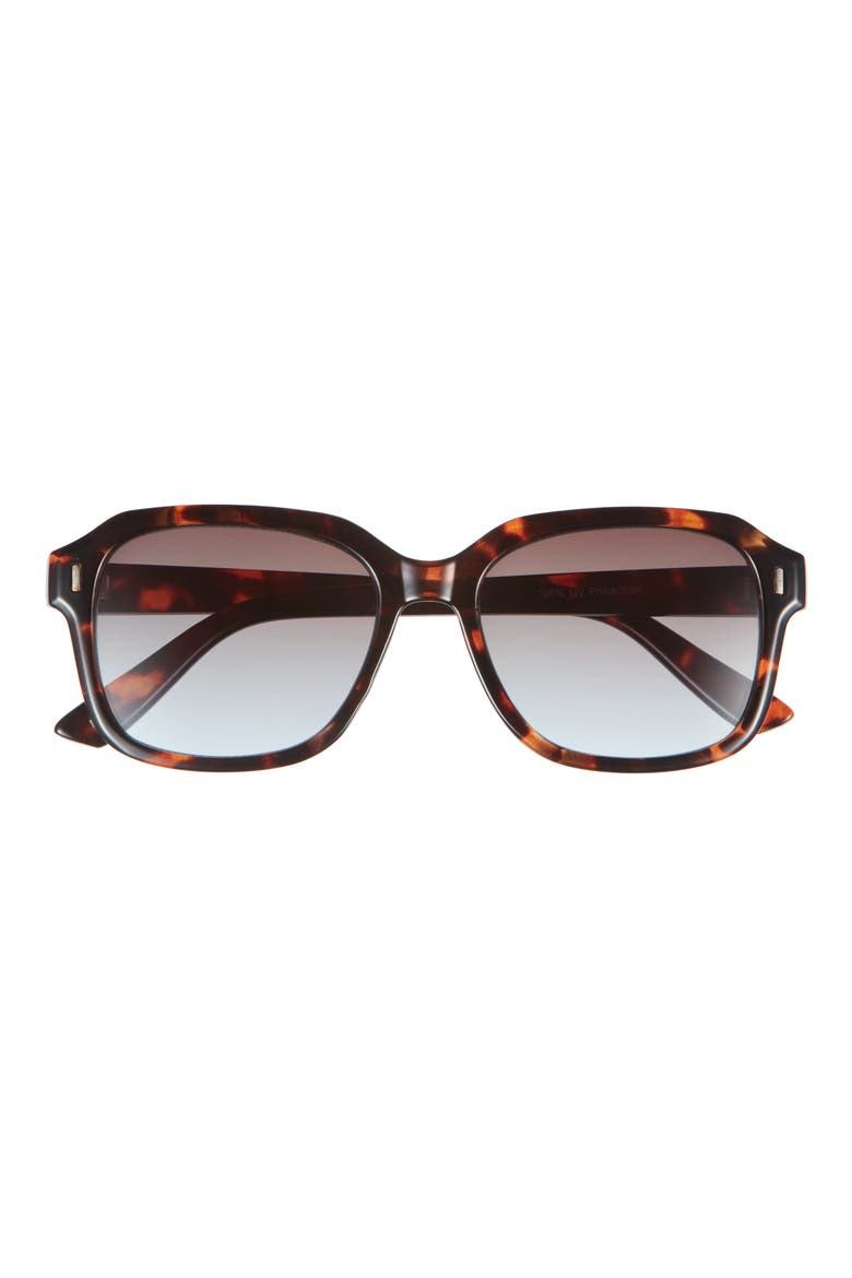 Gradient Square Sunglasses, Main, color, TORTOISE