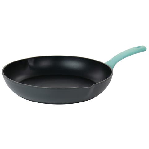 Rigby 9.5 Inch Aluminum Nonstick Frying Pan  with Pouring Spouts