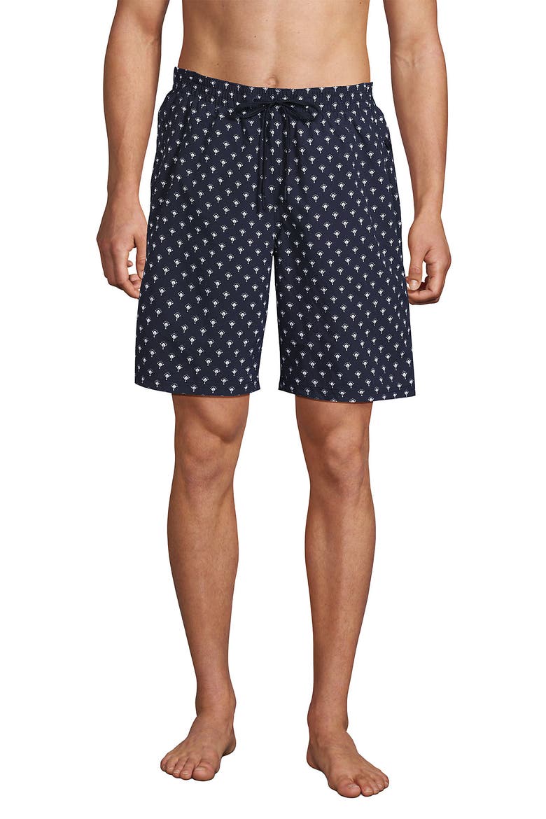 9" Volley Hydroliner Swim Trunks, Alternate, color, Radiant Navy Foulard