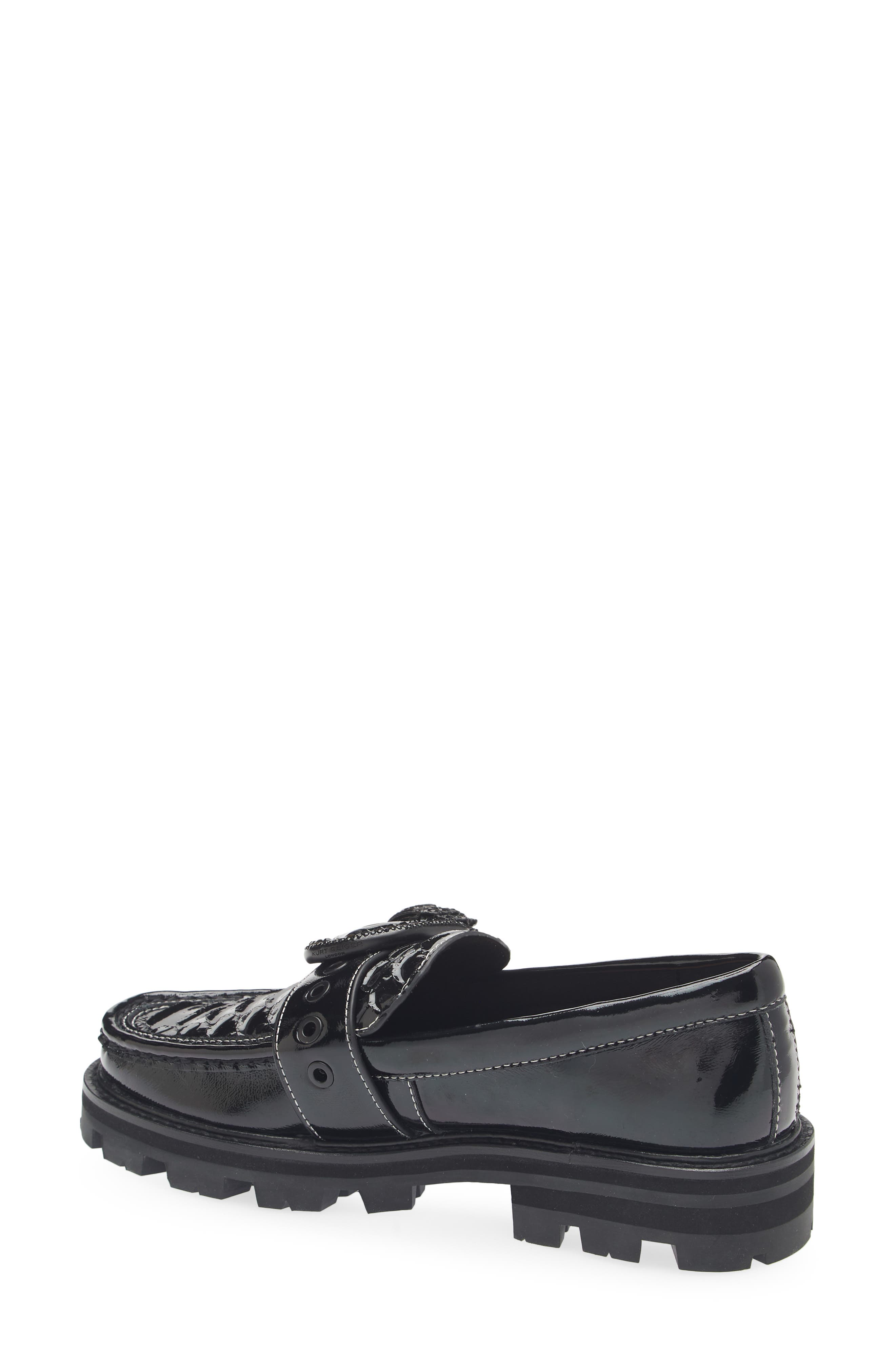 Kurt Geiger London Mayair Loafer, Alternate, color, Black/Black