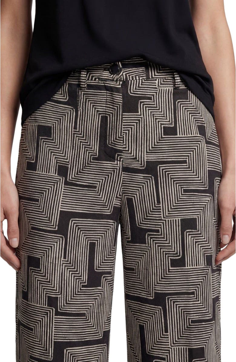 Lords of Harlech Inter Twine Womens Wide-leg Pant, Alternate, color, Inter Twine Black