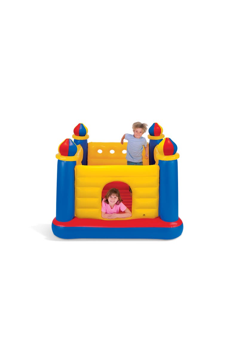 Intex Jumpolene Castle Bouncer, Inflatable, 120Lb Capacity, Kids, Alternate, color, Multicolored