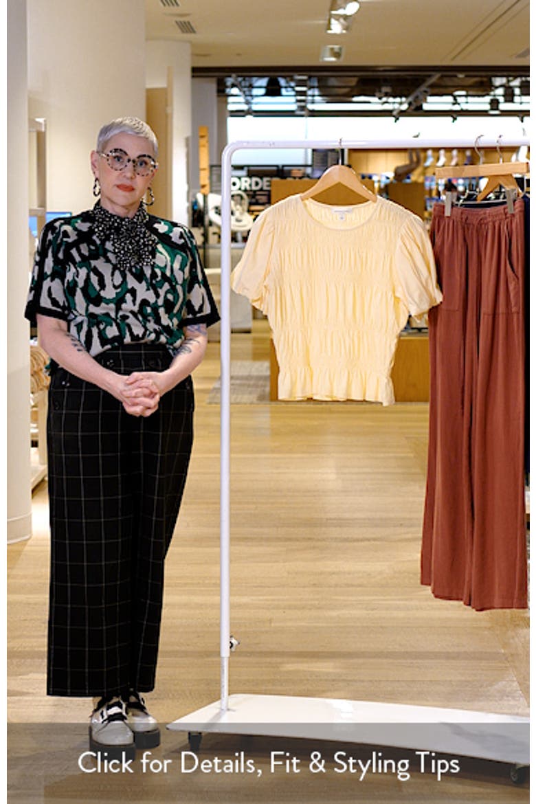 Smocked Puff Sleeve Top video