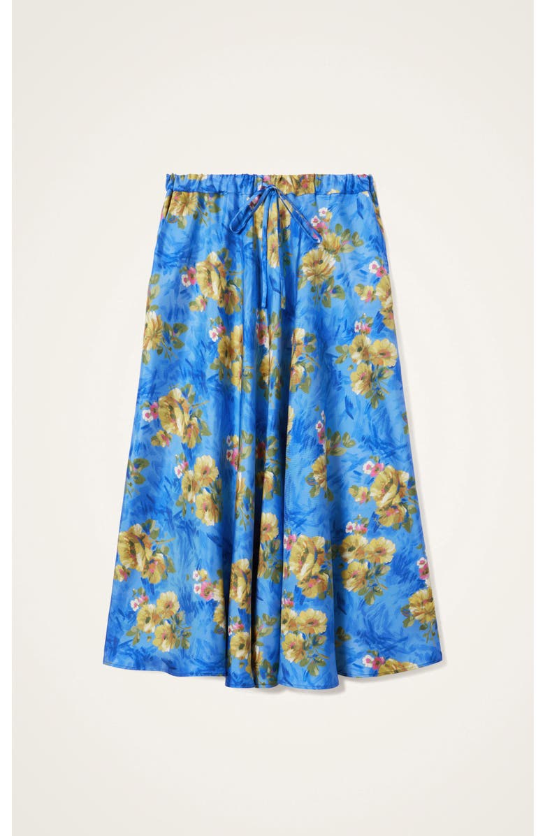 La DoubleJ Drawstring Skirt, Alternate, color, Riptide Light Blue