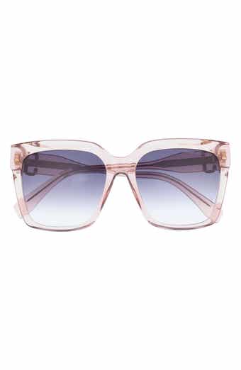 53mm Gradient Rectangular Sunglasses
