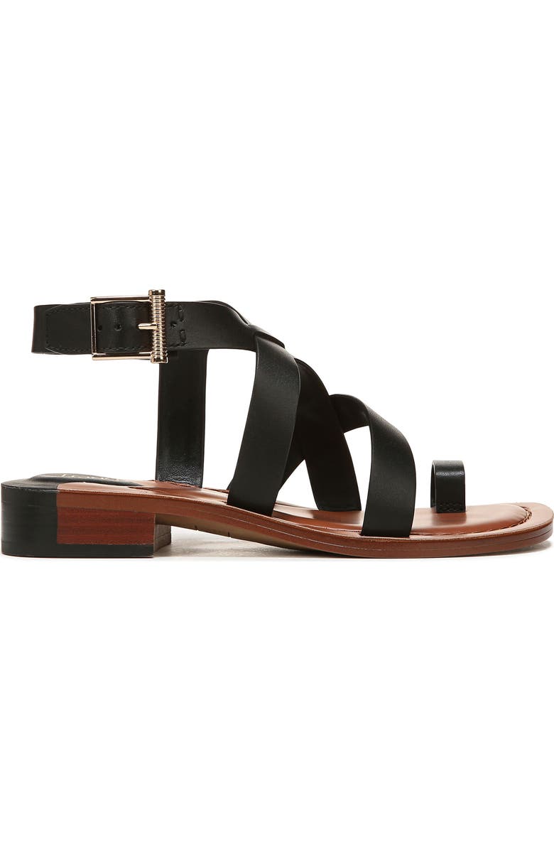 Franco Sarto Ina Toe Loop Sandal, Alternate, color, Black