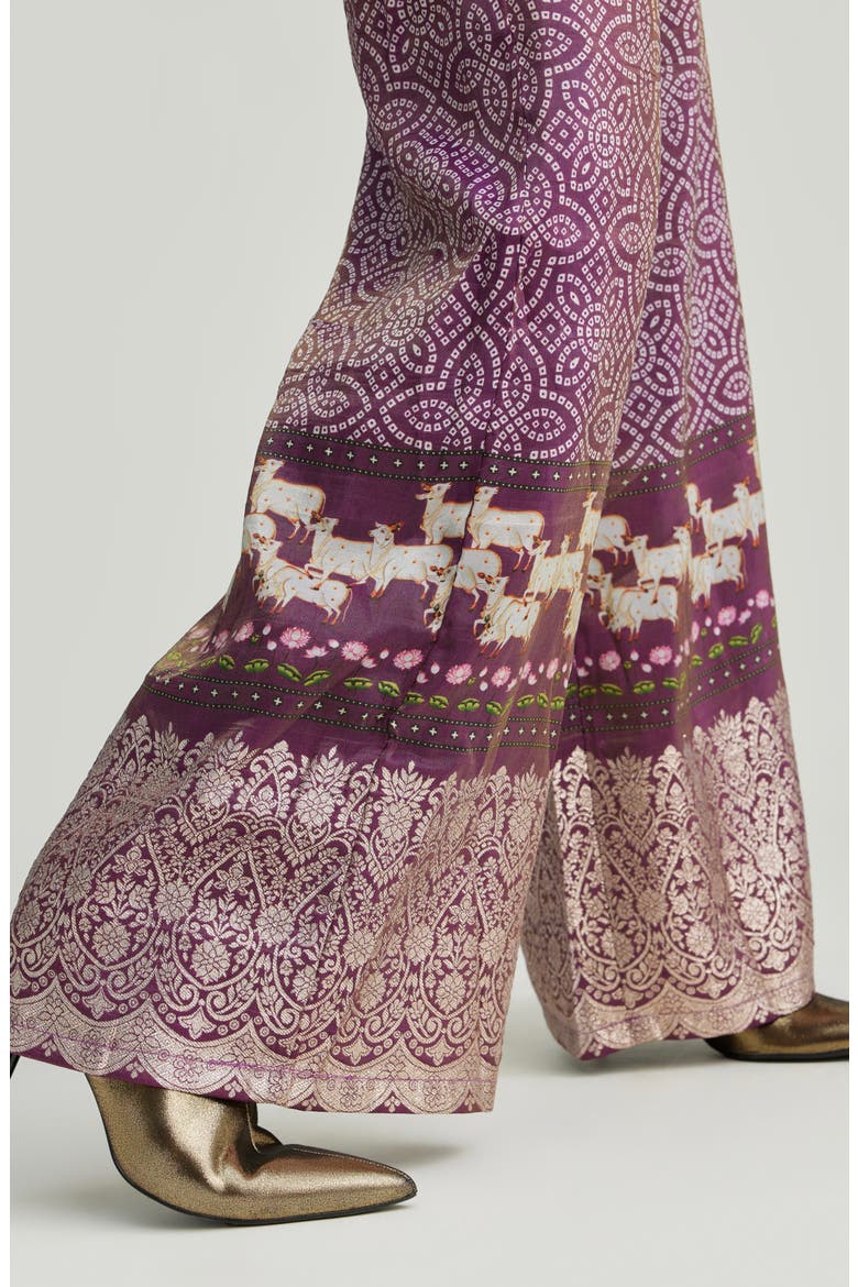 Mili Wide Leg Pants, Alternate, color, PURPLE