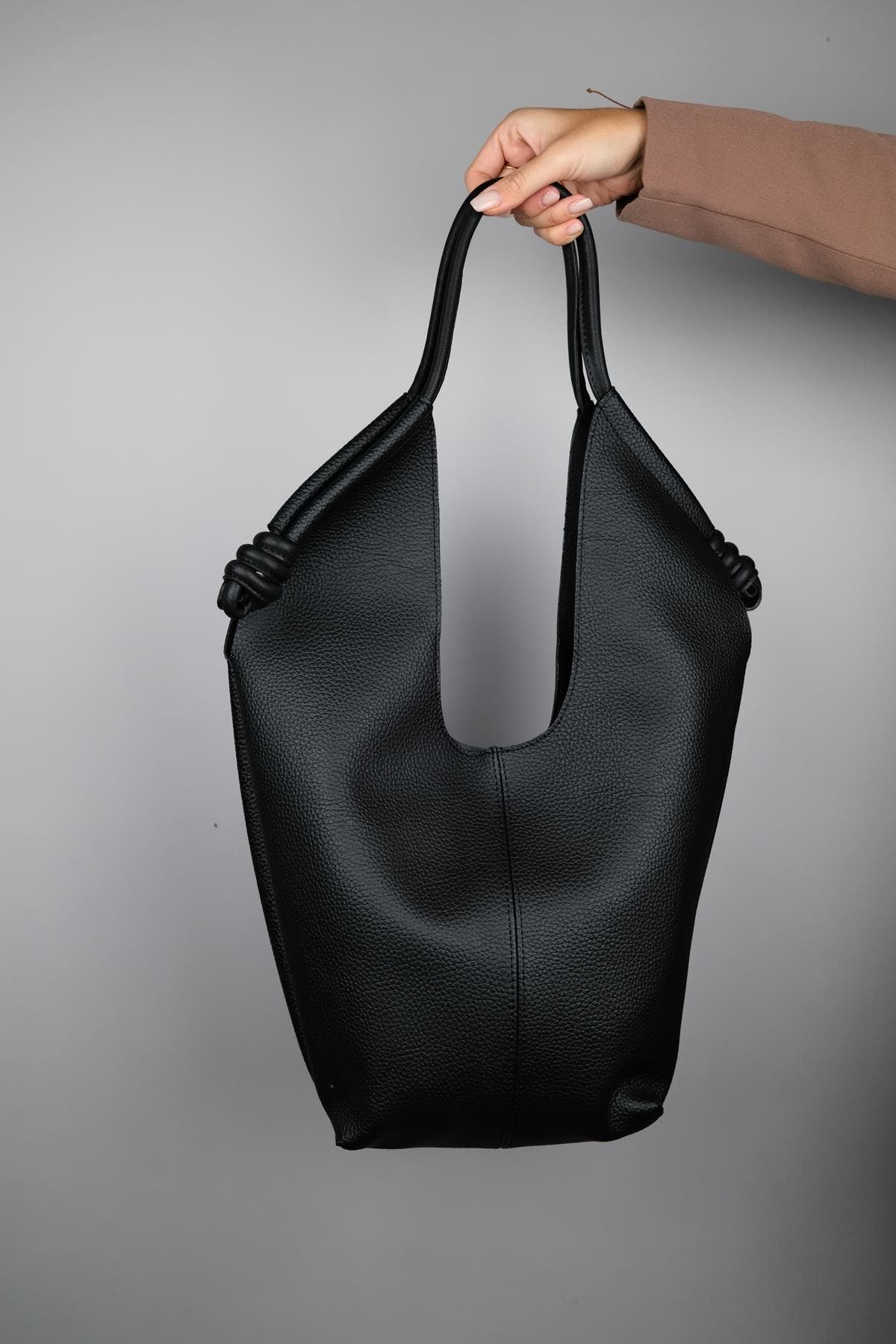 Prologue Shoes Santana Slouchy Shoulder Bag, Main, color, Black