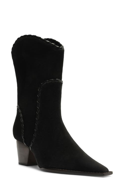 Alexandre Birman Victoria Saddle Boot In Black