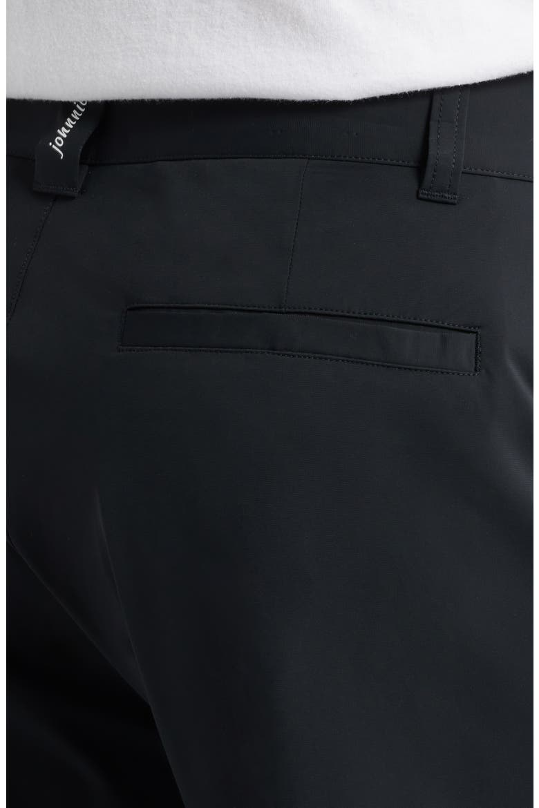 Fusionn Stretch Nylon Chino Shorts, Alternate, color, BLACK