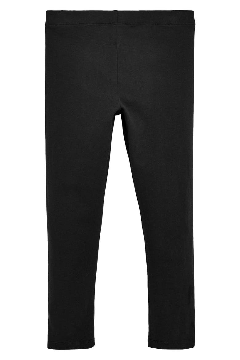 Kids' 5-Pack Stretch Cotton Leggings, Alternate, color, BLACK