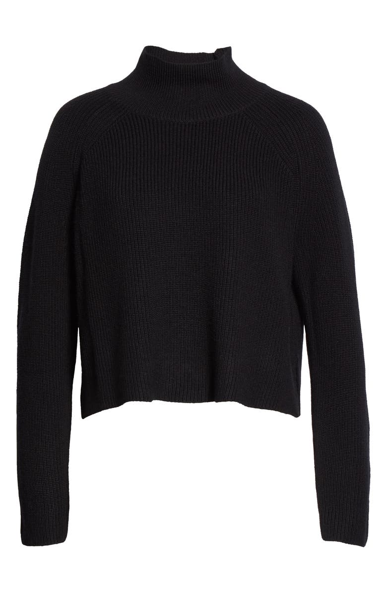 Eileen Fisher Merino Wool Crop Turtleneck Sweater, Alternate, color,