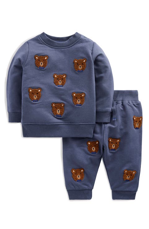 Appliqué Sweatshirt Set