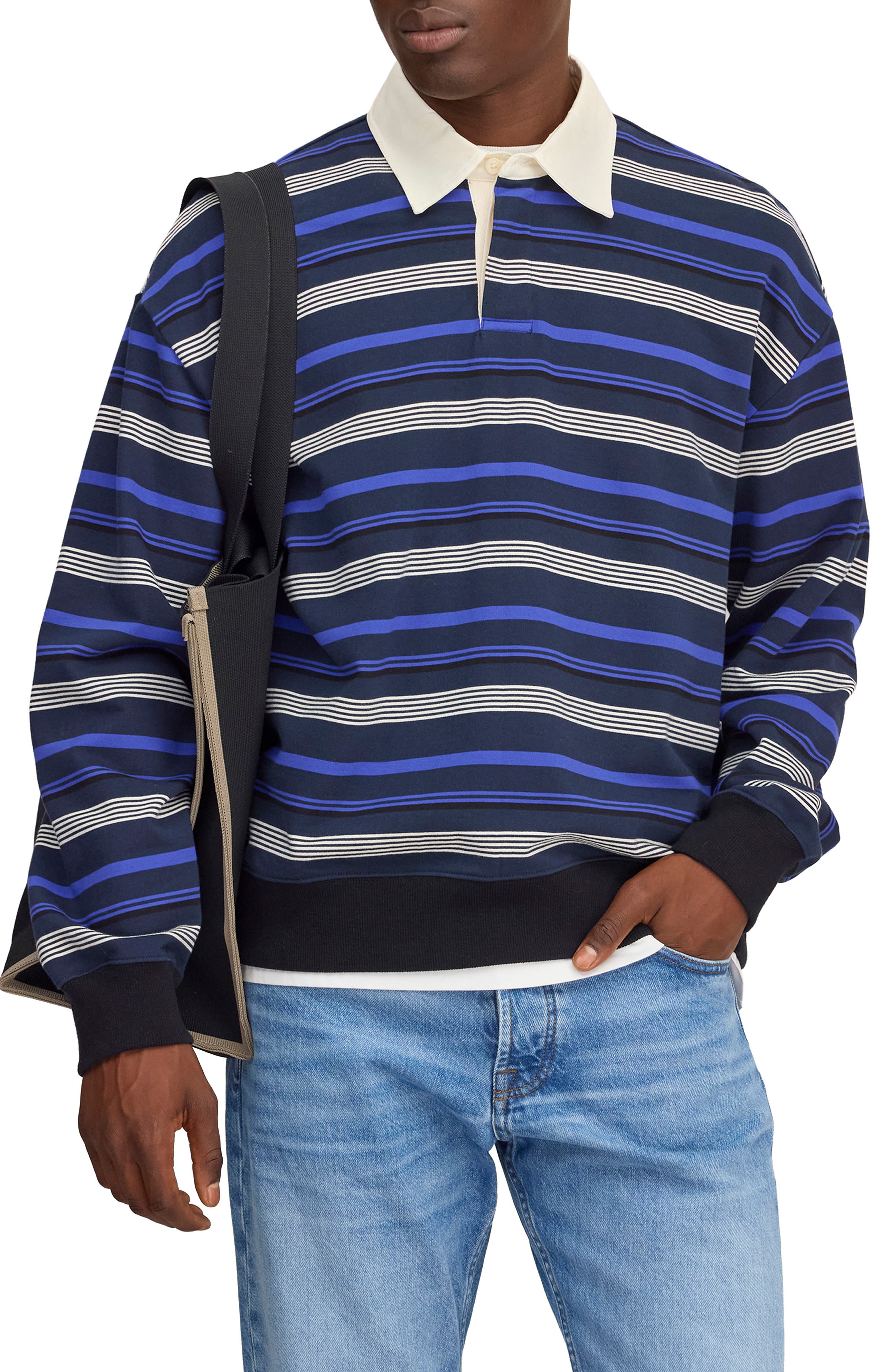 selected NAVY STRIPE