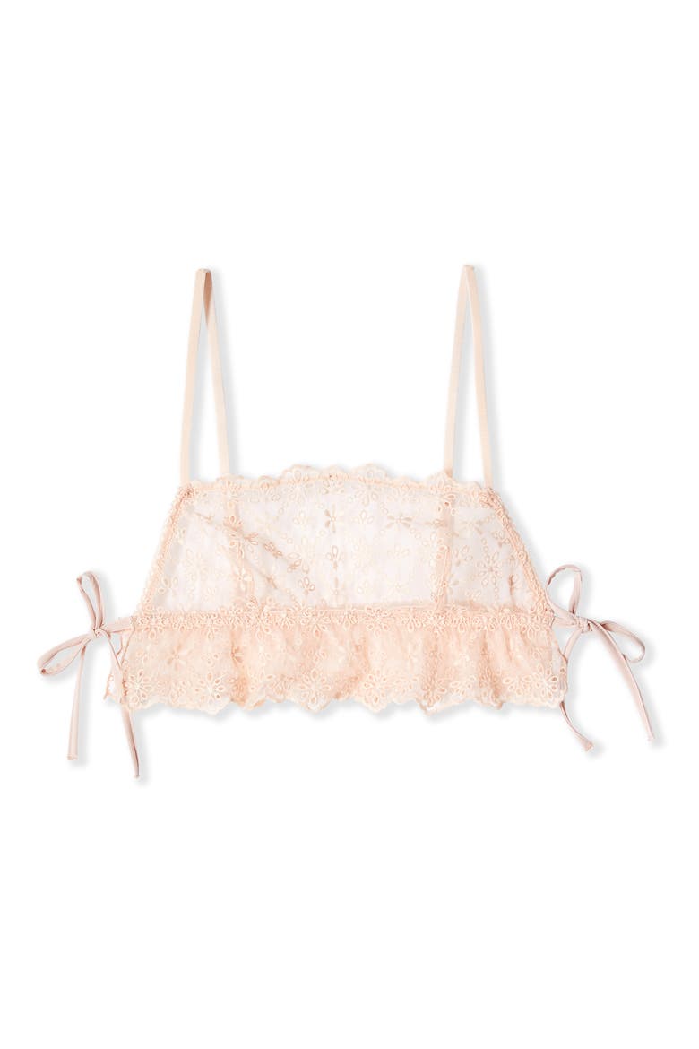 Jane Embroidered Bralette, Alternate, color, POWDER PINK