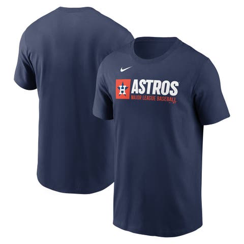 Men's Nike  Navy Houston Astros Team Block T-Shirt