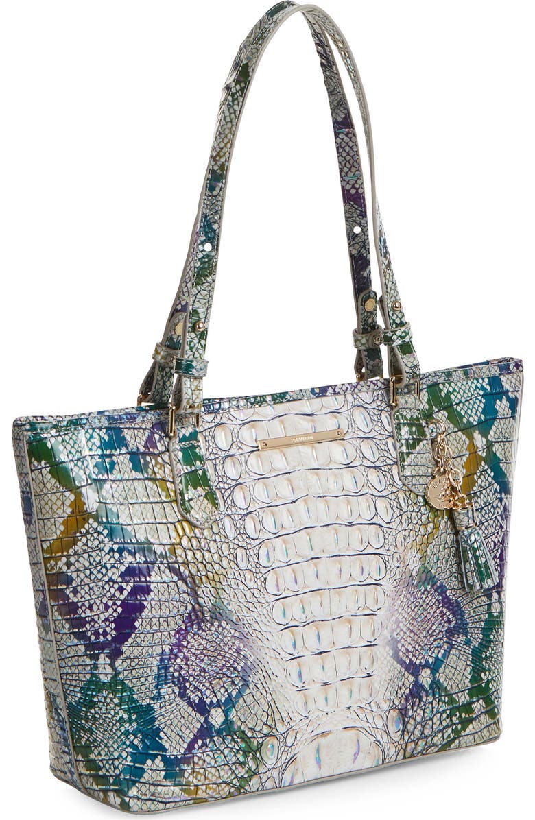 Brahmin Medium Asher Croc Embossed Leather Tote, Alternate, color,