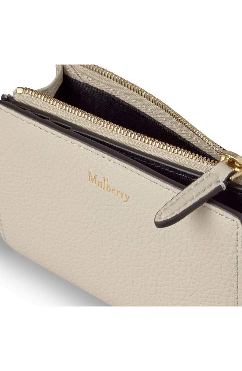 Mulberry Continental Bifold Zipped Wallet, Alternate, color, Chalk