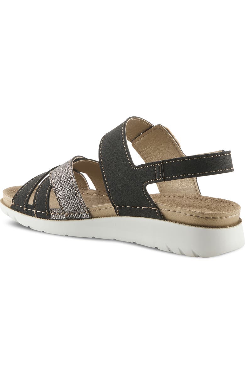 Flexus by Spring Step Cabianna Ankle Strap Sandal, Alternate, color, Black Multi