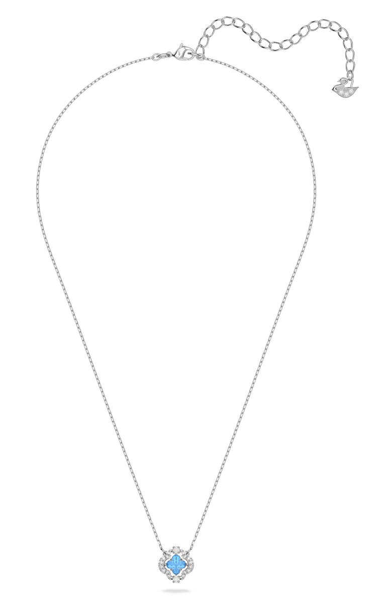 Swarovski Sparkling Dance Crystal Necklace, Main, color, 