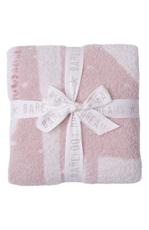 Barefoot Dreams Giraffe Jacquard Cozychic® Stroller Blanket In Pink