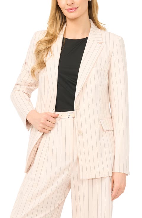 Pinstripe Blazer