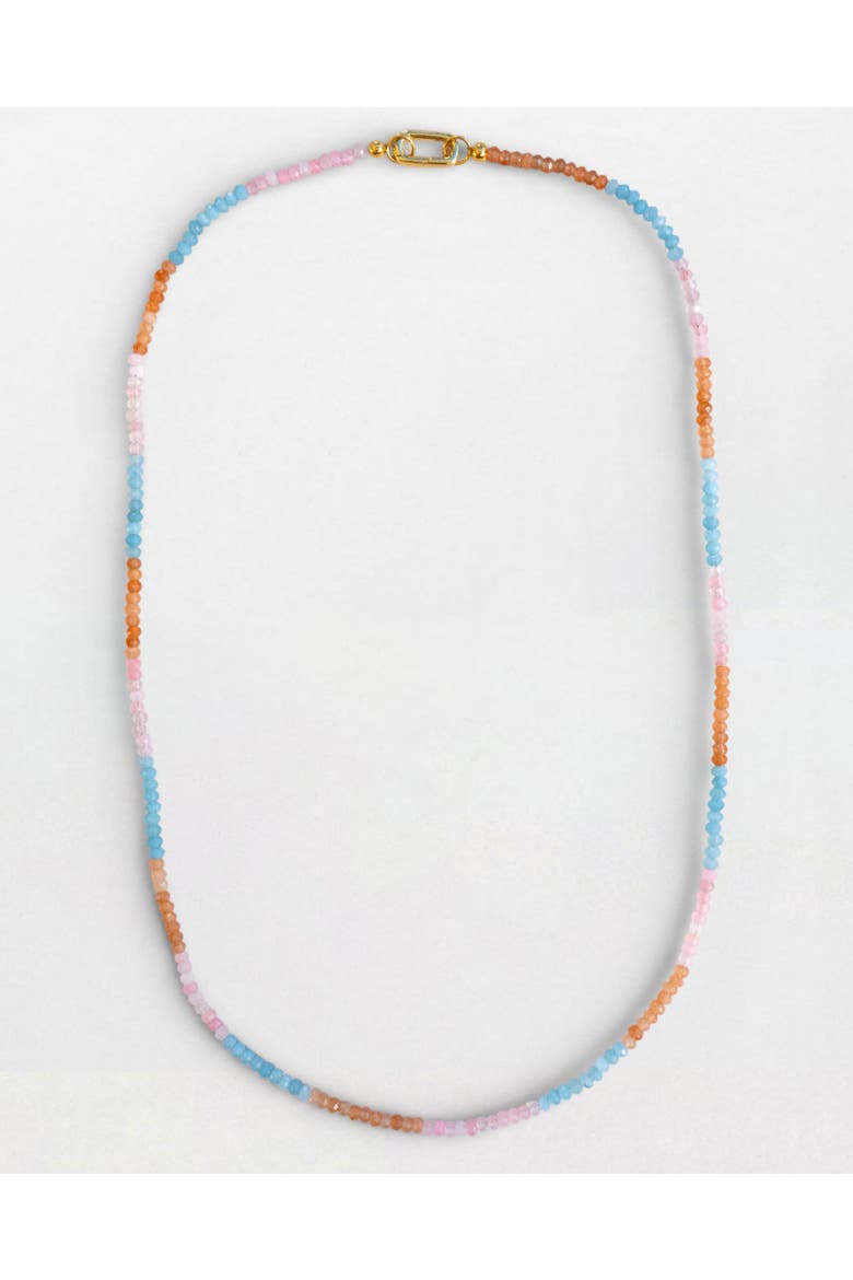 Petal Necklace, Main, color, Pastel